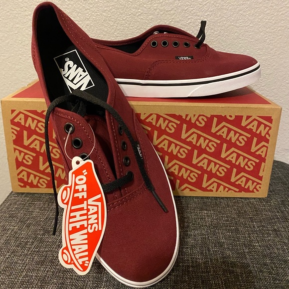 maroon low pro vans